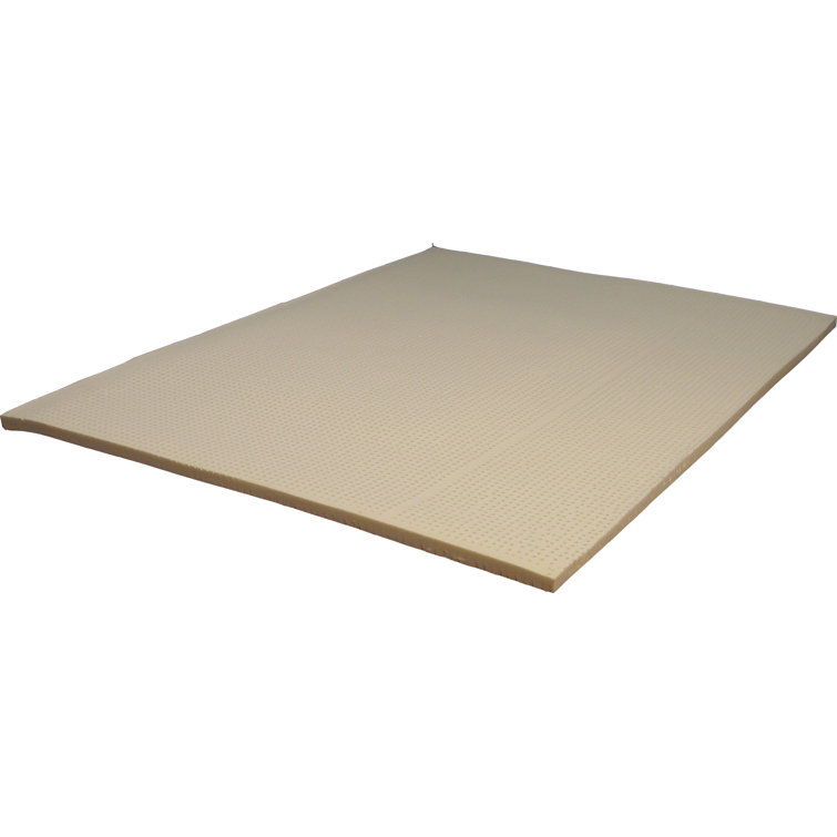 Strobel Technologies 1" Latex Foam Mattress Topper Wayfair